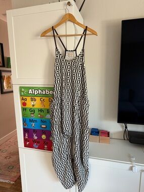 Free People Hot Shot Printed Onesie Trapezoid Combo